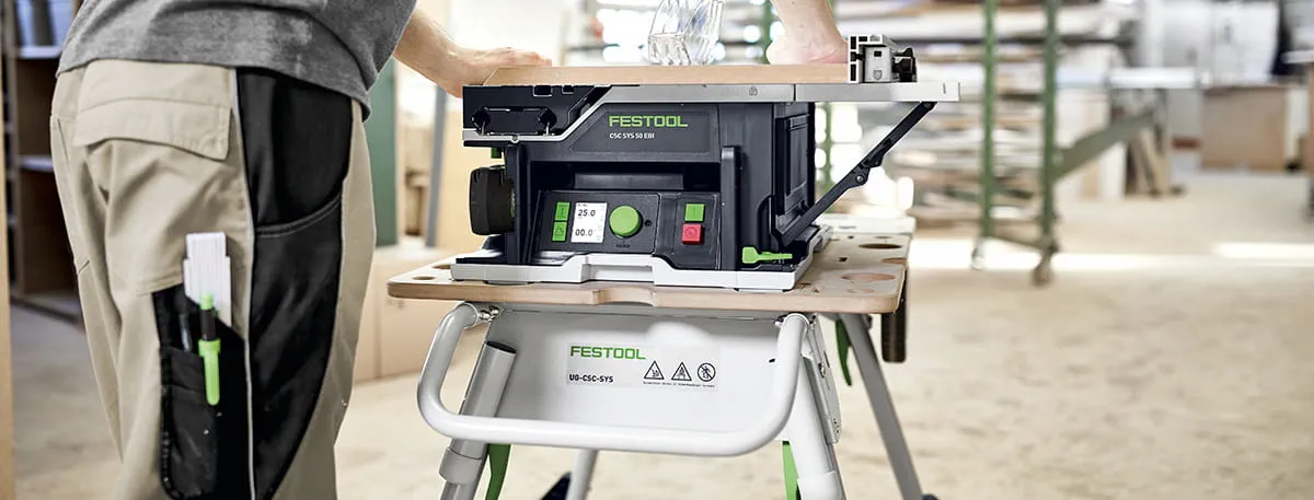 The new CSC-SYS 50 from Festool in use