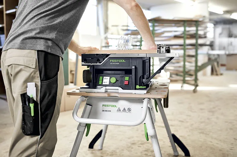 The new CSC-SYS 50 from Festool in use