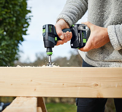 The new CXS/TXS 18 from Festool in use