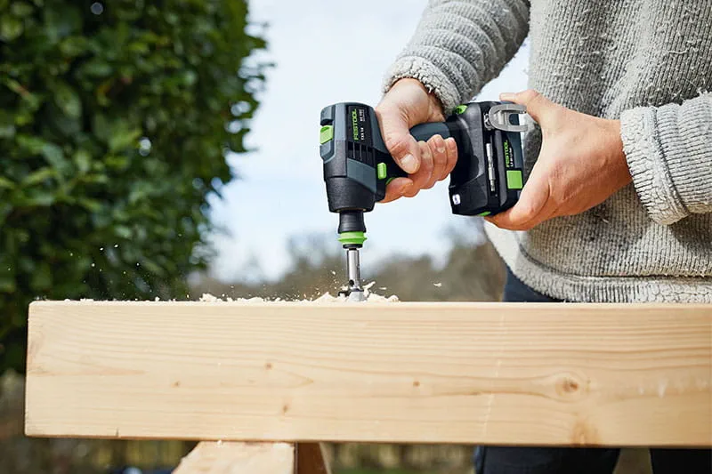 The new CXS/TXS 18 from Festool in use