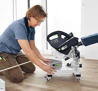 The new SYMC 70 from Festool in use