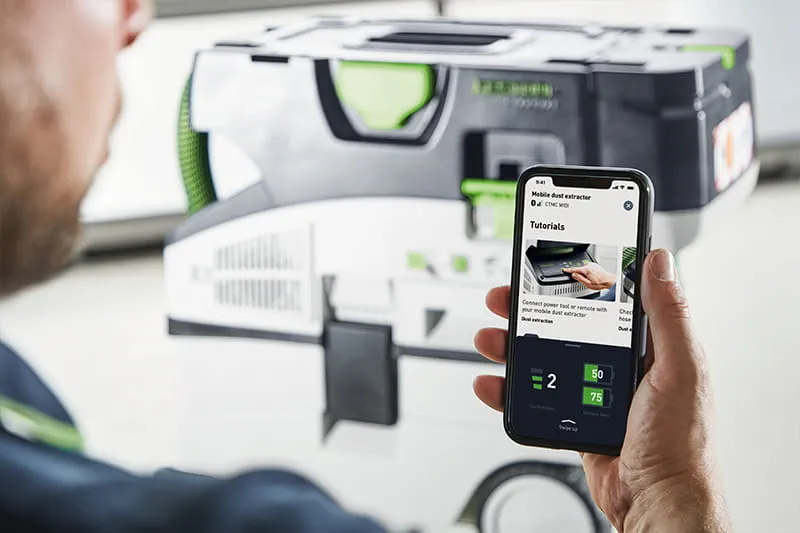 Usage of the Festool Connected application