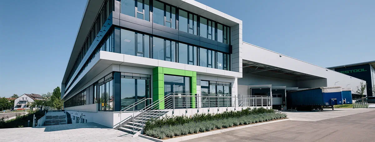 Festool's new assembly building at the Weilheim site