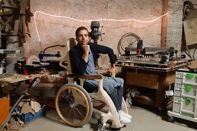 Paul de Livron in his studio.