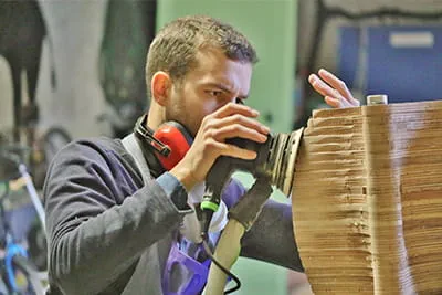 Paul de Livron in his studio.