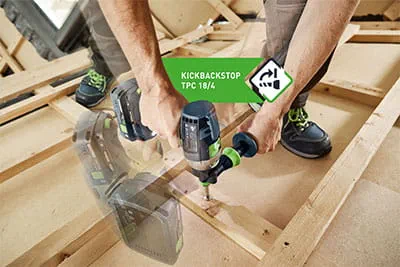 The SawStop technology in the Festool TKS 80 table saw