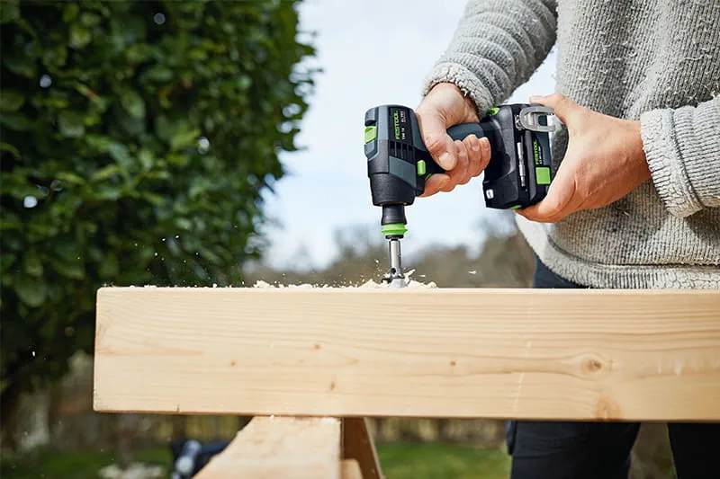 The new TXS 18 from Festool in use