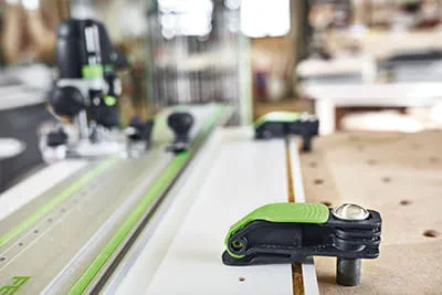 The new Festool FS 2.0 guide rail with MFT lever clamp