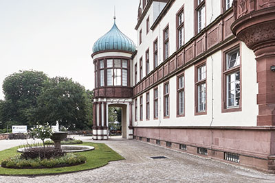 Die Fassade des Schloss Darmstadt