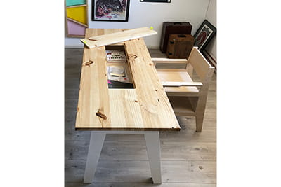Ein Home Office Tisch von Laura Kampf. 