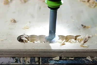 Woodworking using the Centrotec system by Festool.