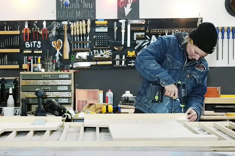 Laura Kampf in her workshop near Cologne.