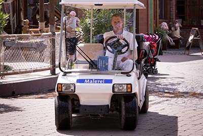 The paint team of the Europa-Park